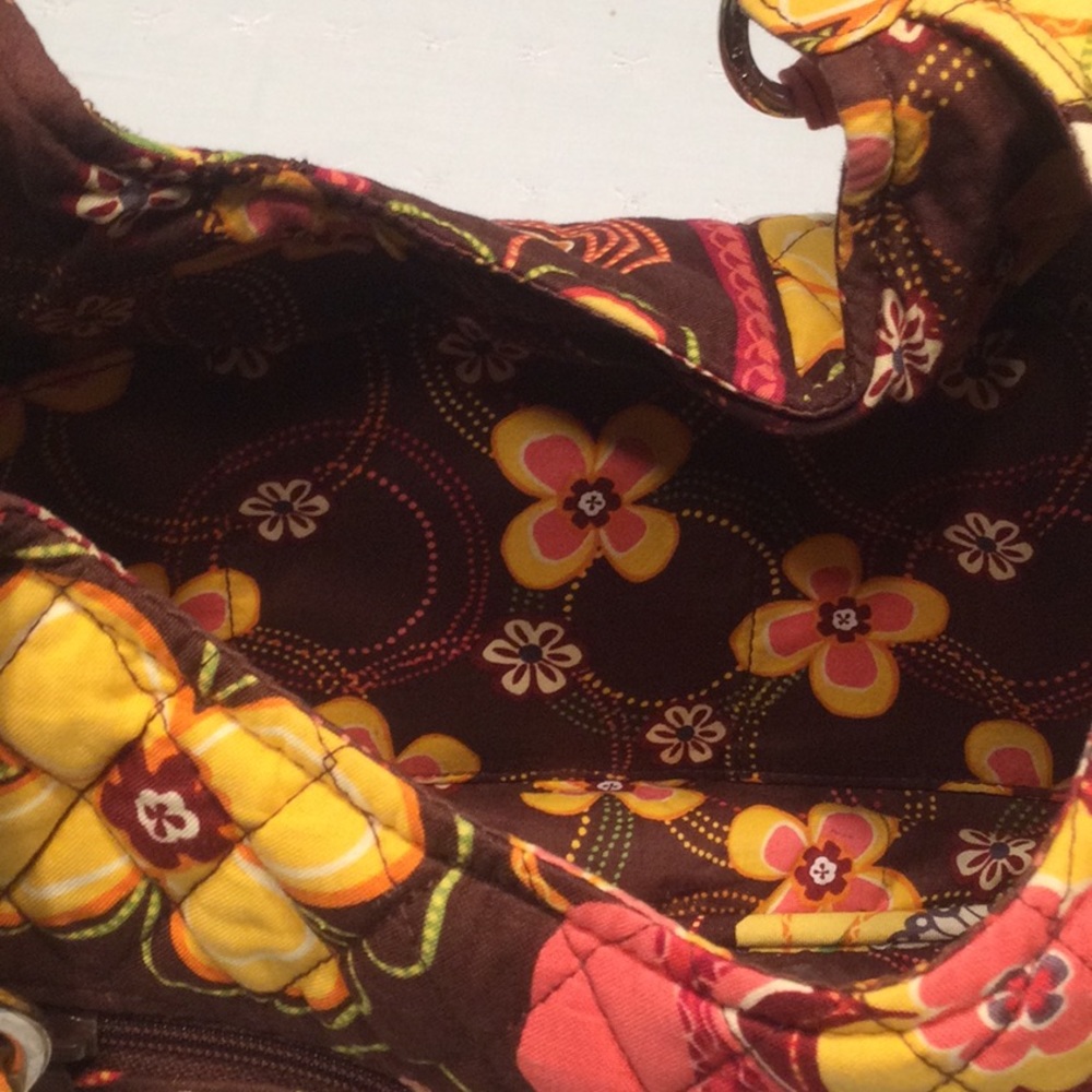 Vera Bradley Shoulder Bag Buttercup Double Handle - Picture 6 of 6